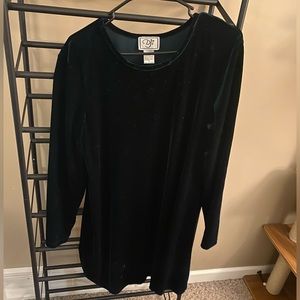 Velvet Long Sleeve Dress